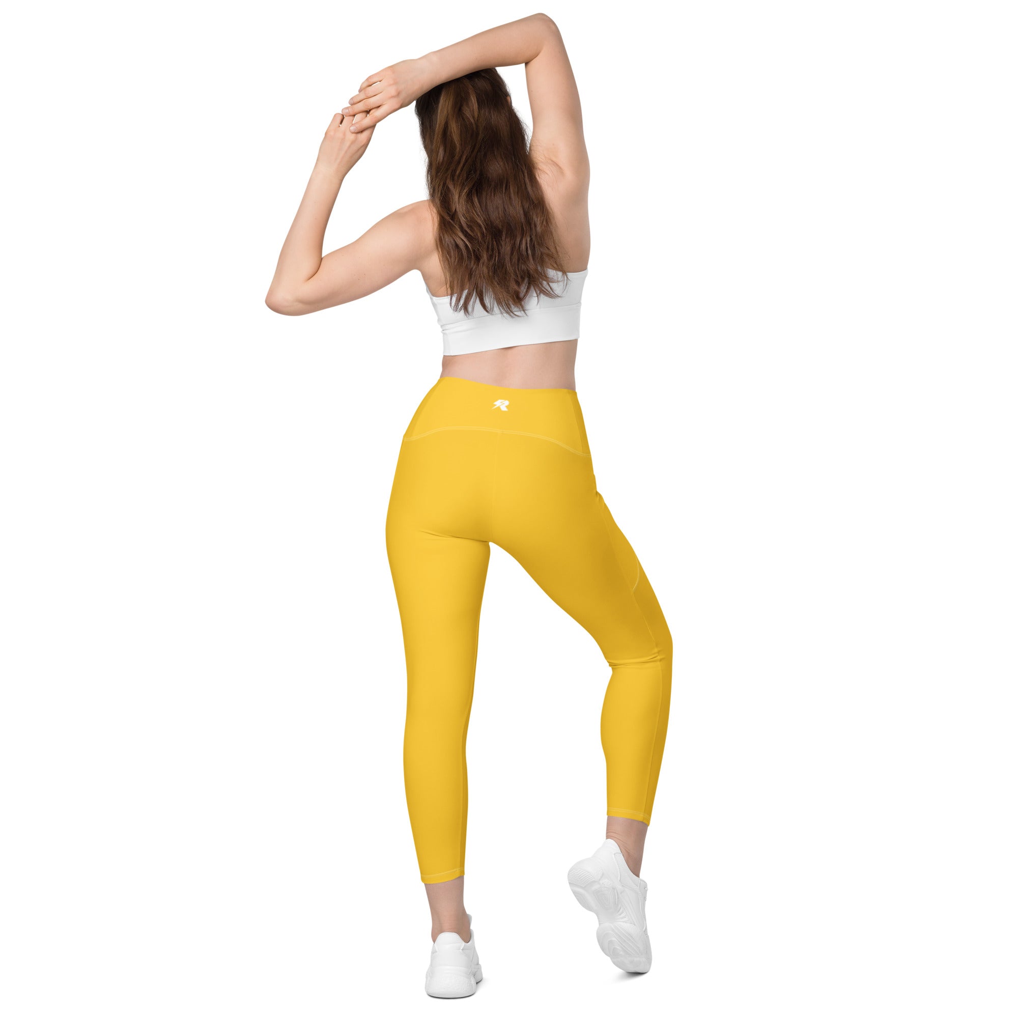 Mustard Yellow Leggings with Pockets | All Sizes